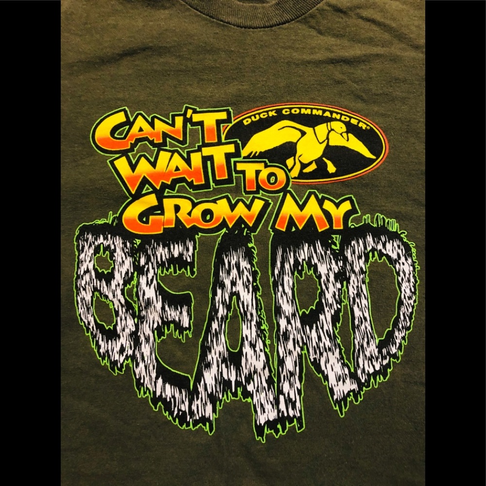 Duck Dynasty Shirt L, Duck Commander Grow My Beard